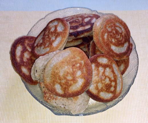 Пышные оладьи на кефире